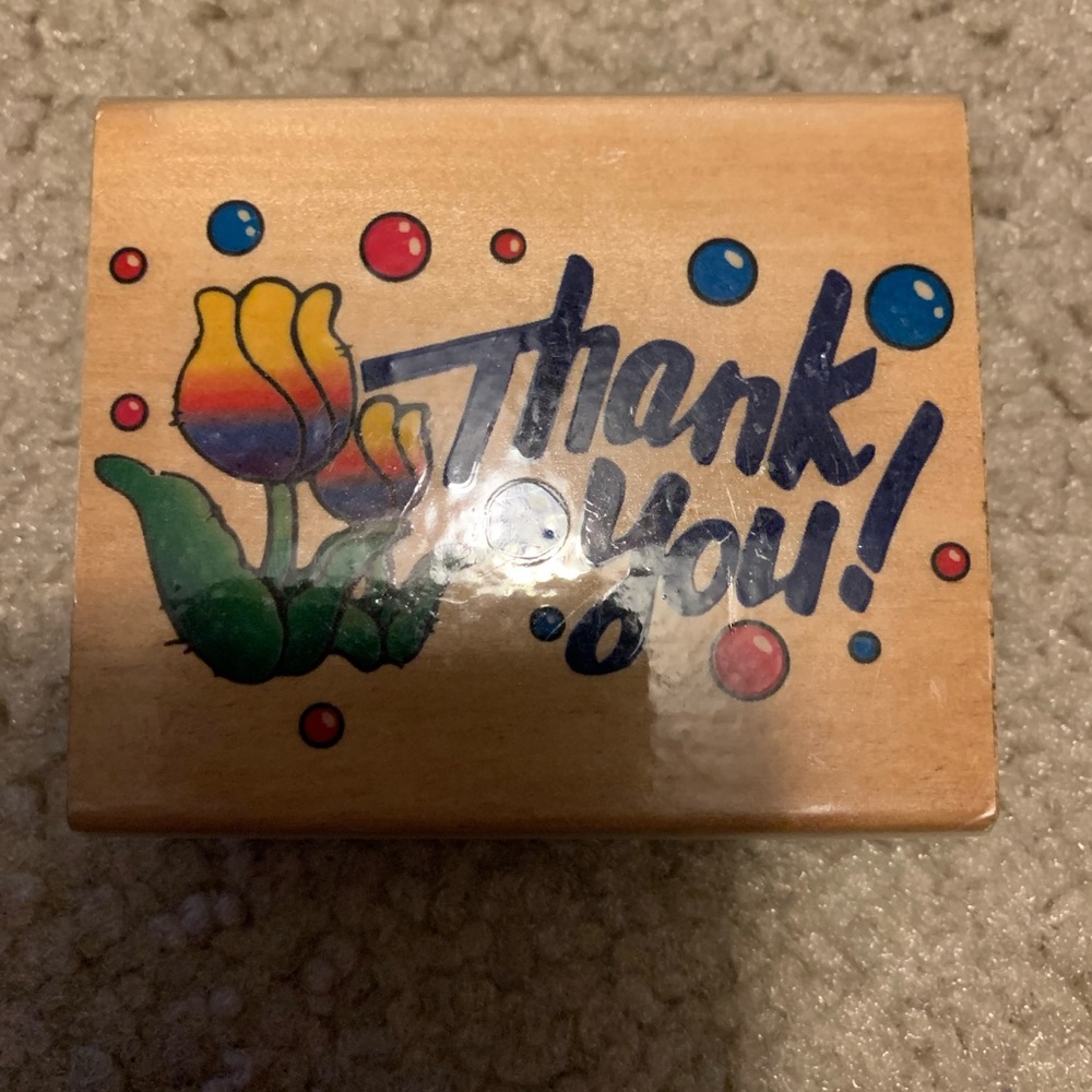 Thank You Rubber Stamp